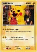 evil Pikachu
