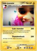 cute monster