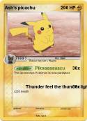 Ash’s picachu