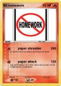N0 homework