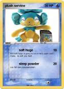 plush servine