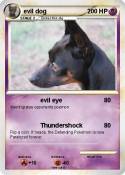 evil dog
