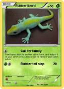 Rubber lizard