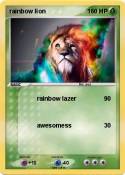rainbow lion
