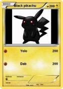 Black pikachu