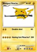 Shotgun Pikachu