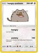 hungry pusheen