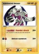 summoned demon