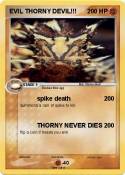 EVIL THORNY