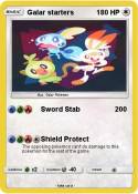 Galar starters