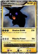 Dark pikachu
