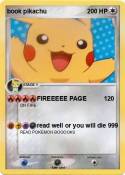 book pikachu