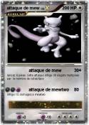 attaque de mew