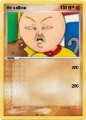 He calliou