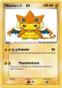 Pikachu c.X EX Pikachu c.X EX