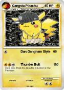 Gangsta Pikachu