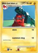 stick bot blue