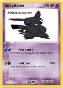 dark pikachu