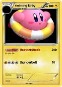swiming kirby