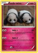 Panda twins