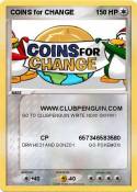 COINS for CHANGE COINS for