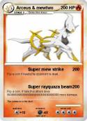 Arceus & mewtwo