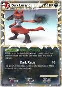 Dark Lucario Dark Lucario