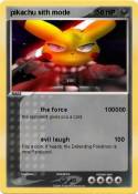 pikachu sith