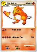 Fire Raichu