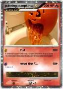 pukeing pumpkin
