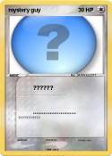 mystery guy