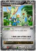 pokemon trainer LOLIPOP pokemon trainer