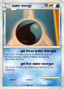 water energy