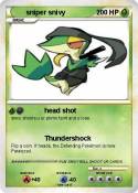 sniper snivy