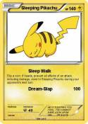 Sleeping Pikachu Sleeping