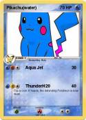 Pikachu(water)
