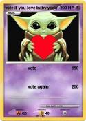 vote if you love baby yoda vote if you