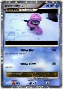 snow kitty