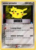 winner pickachu
