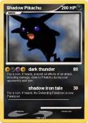 Shadow Pikachu Shadow Pikachu