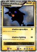 shadow pikachu