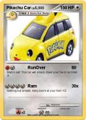Pikachu Car