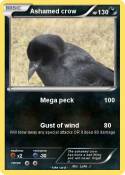 Ashamed crow