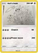 Ash's team