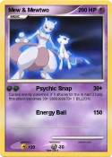 Mew & Mewtwo