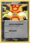 dark pikachu