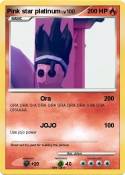 Pink star platinum Pink star