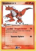 Growlmon LV X