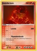 Godzilla burn