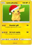 santa pikachu